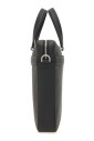 embossed-logo-black-leather-handbag