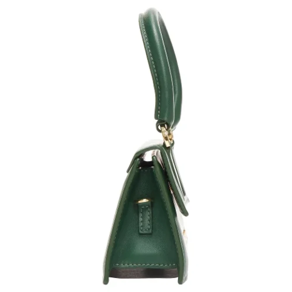 Jacquemus Pre-owned Leather handbags Green Dames