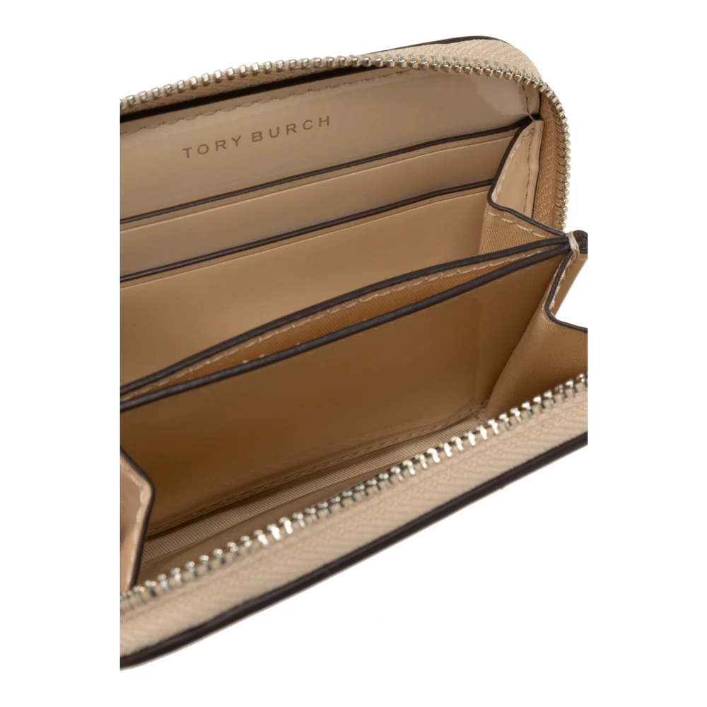 TORY BURCH Portemonnee Ella Beige Dames