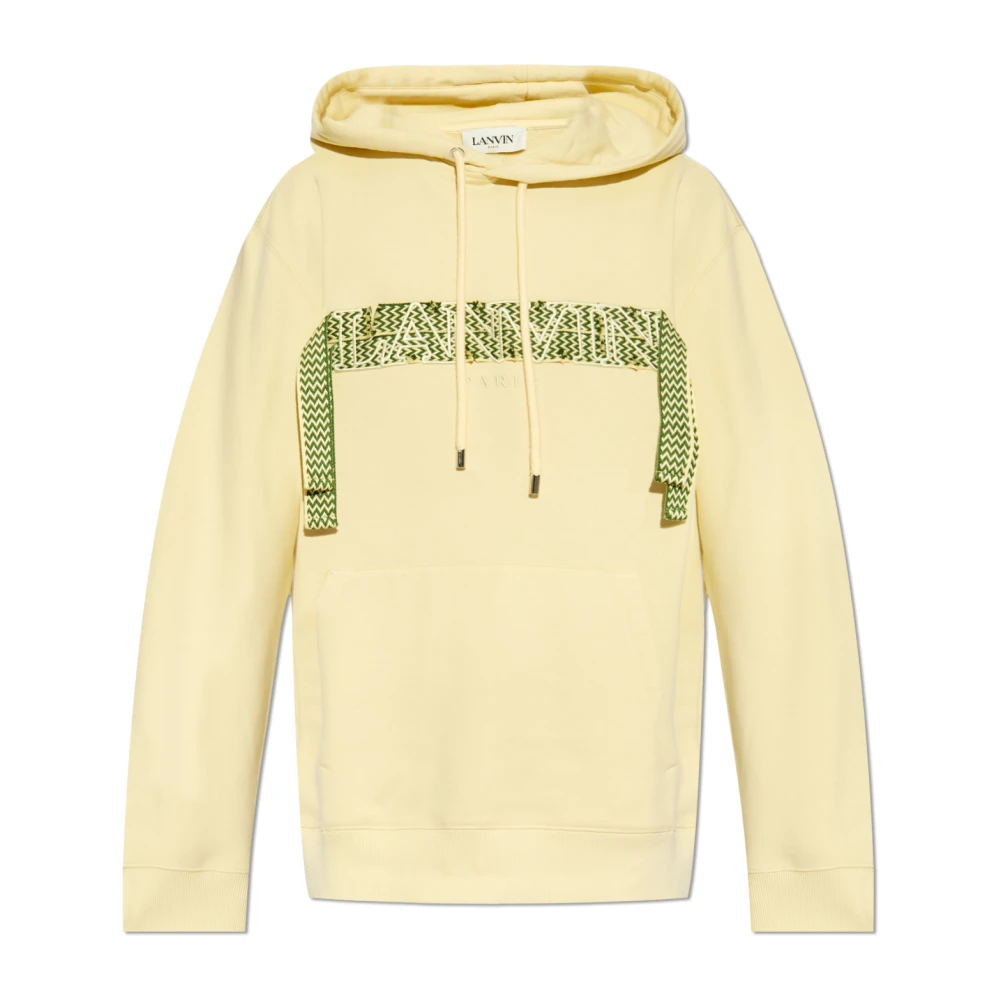 Lanvin Katoenen sweatshirt Yellow Heren