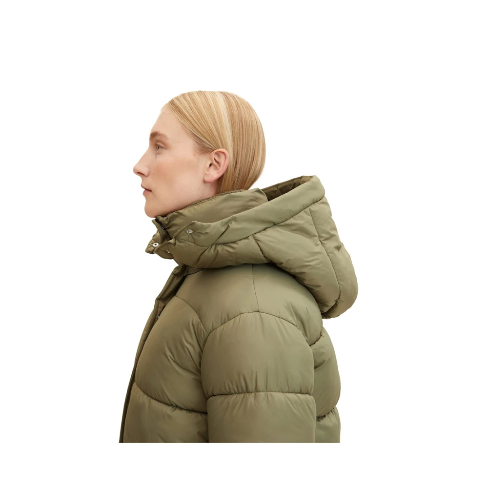 Tom Tailor Winterse Pufferjas in Groen Green Dames