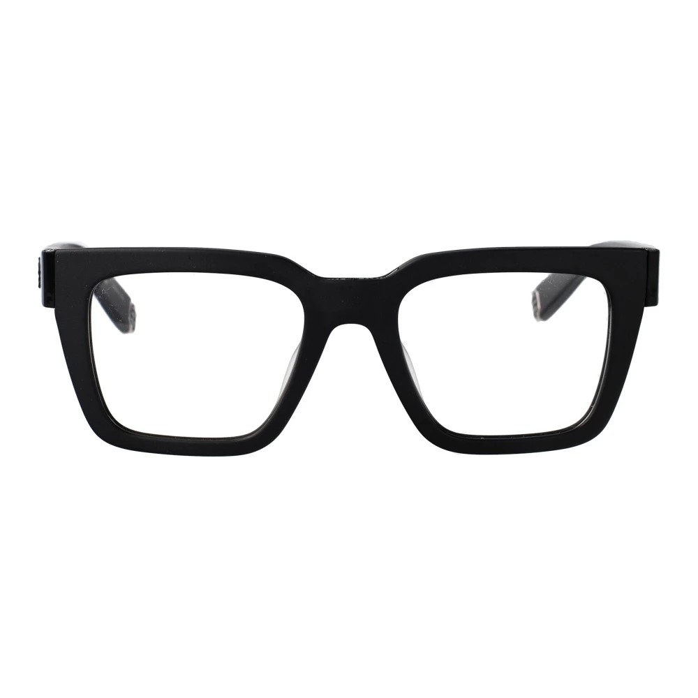 Philipp Plein Men's Black Glasses, 51 Mm, Stylish Optical Glasses