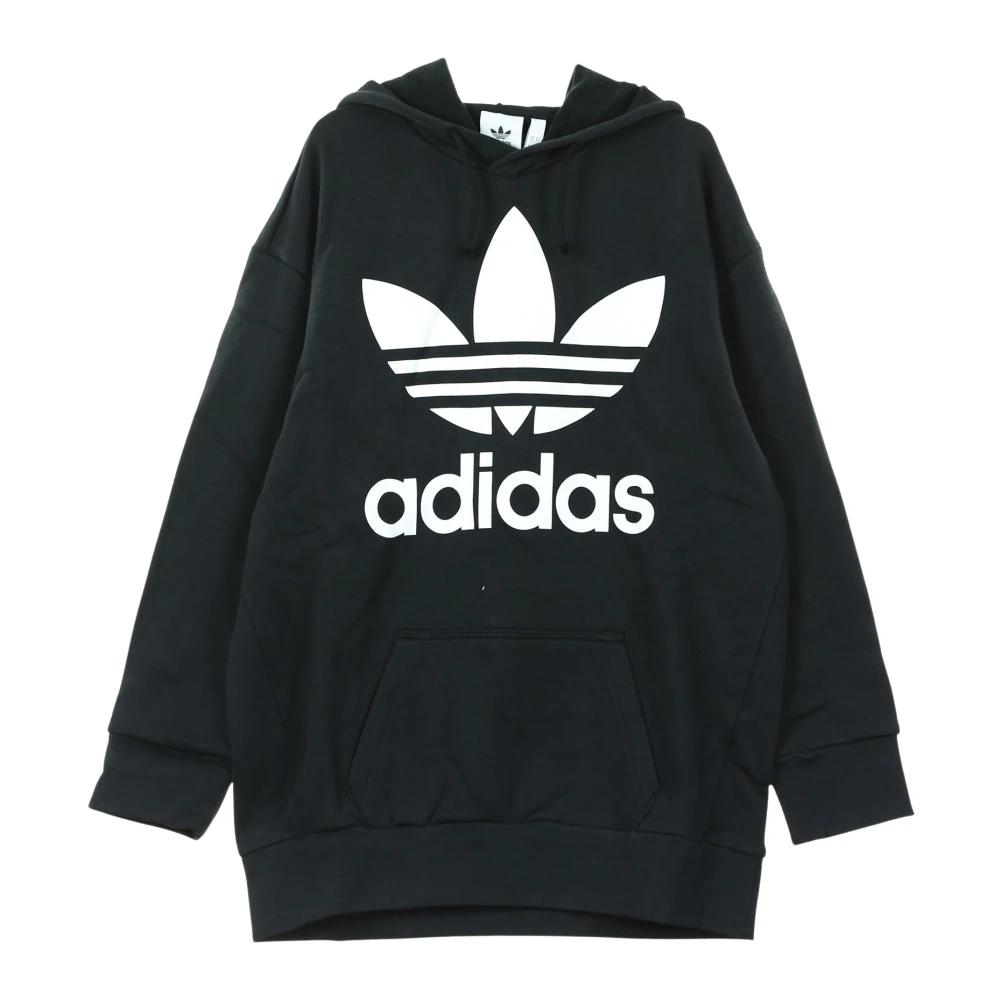 Adidas Zwart Wit Hoodie voor Mannen Black Heren