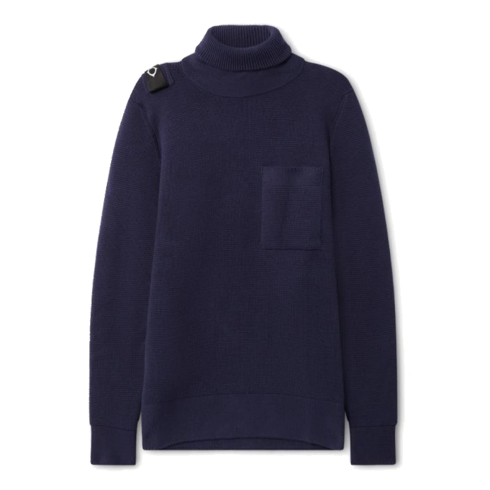 Ma.strum Navy Milano Gebreide Coltrui Blue Heren