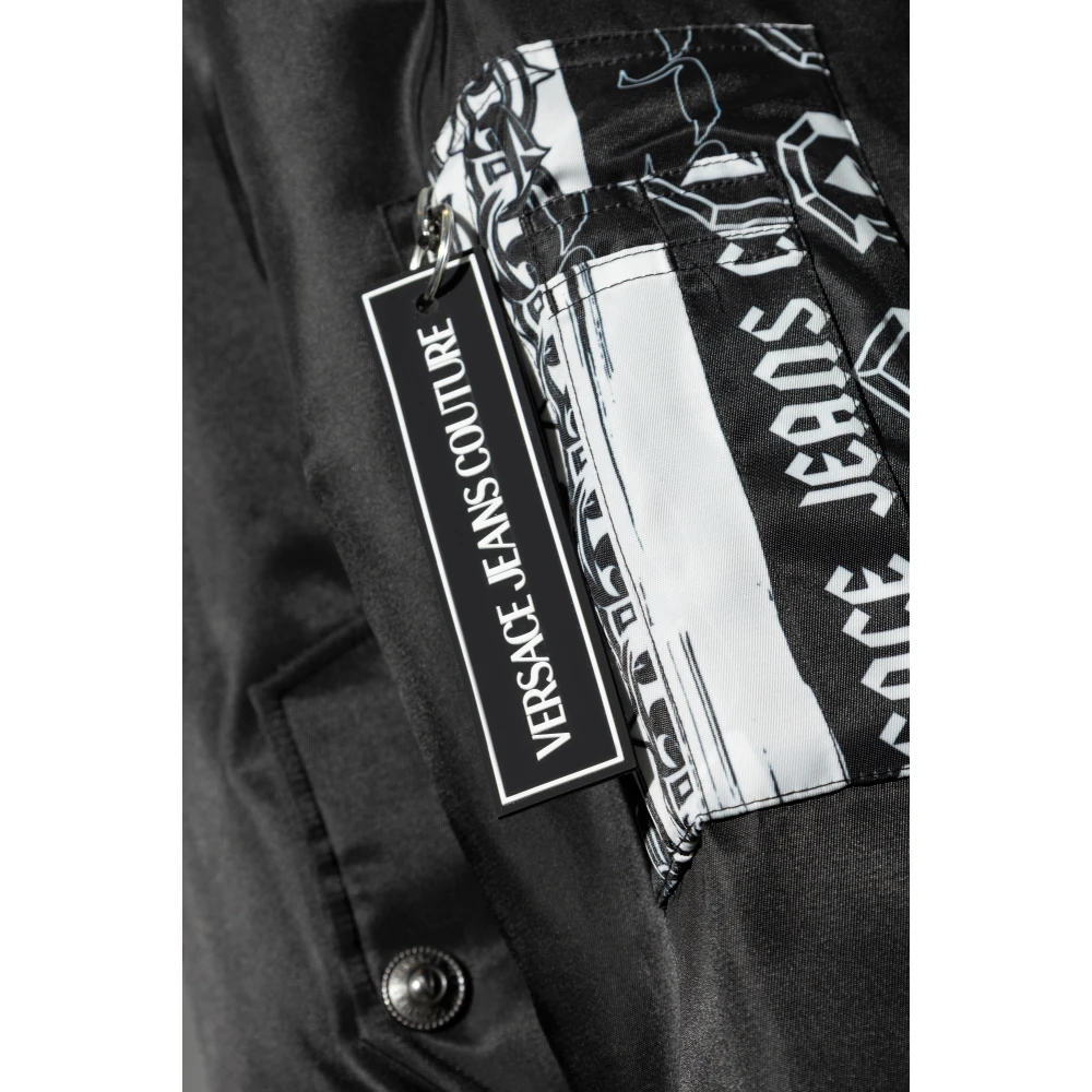 Versace Jeans Couture Jas met logo Black Heren