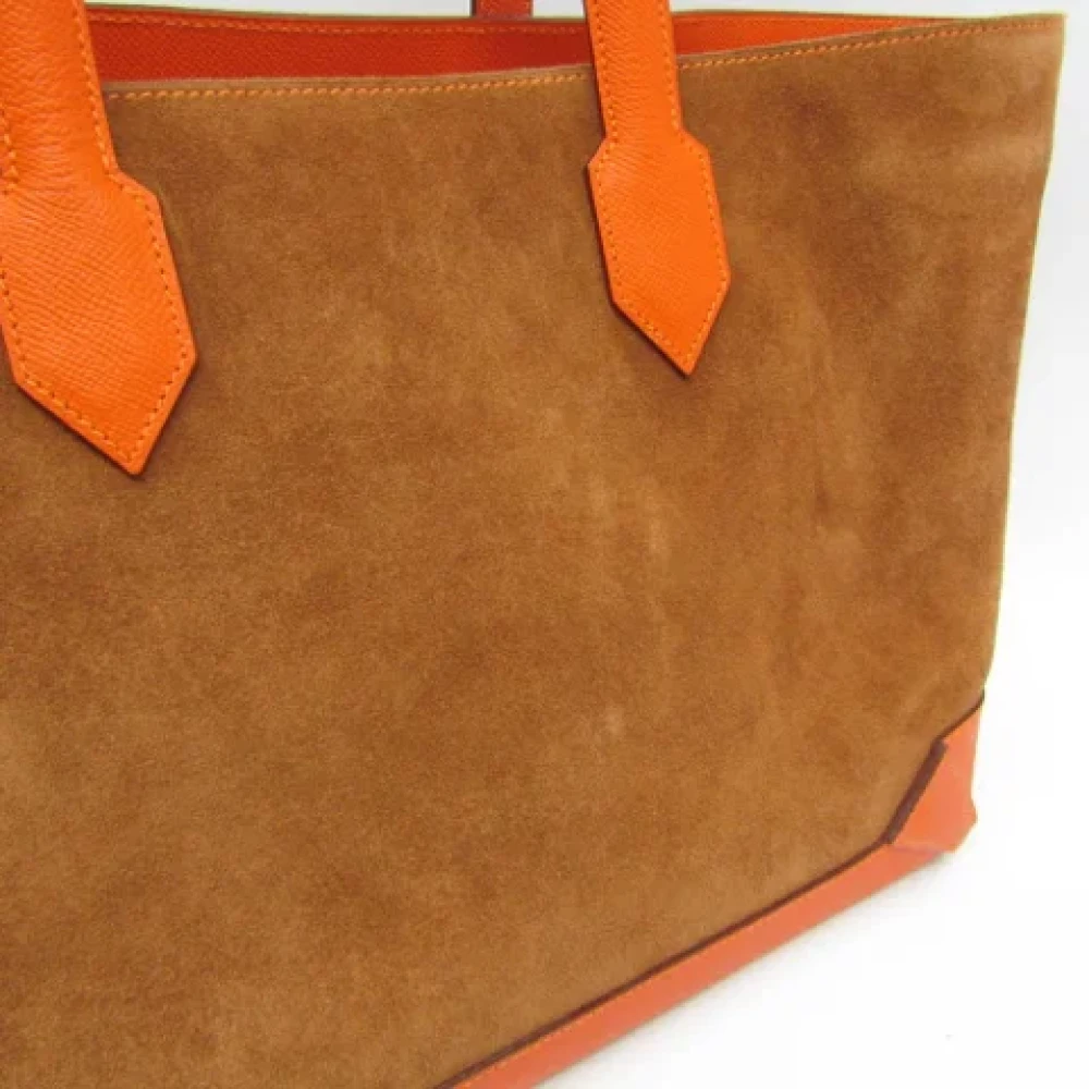 Hermès Vintage Pre-owned Leather totes Brown Dames