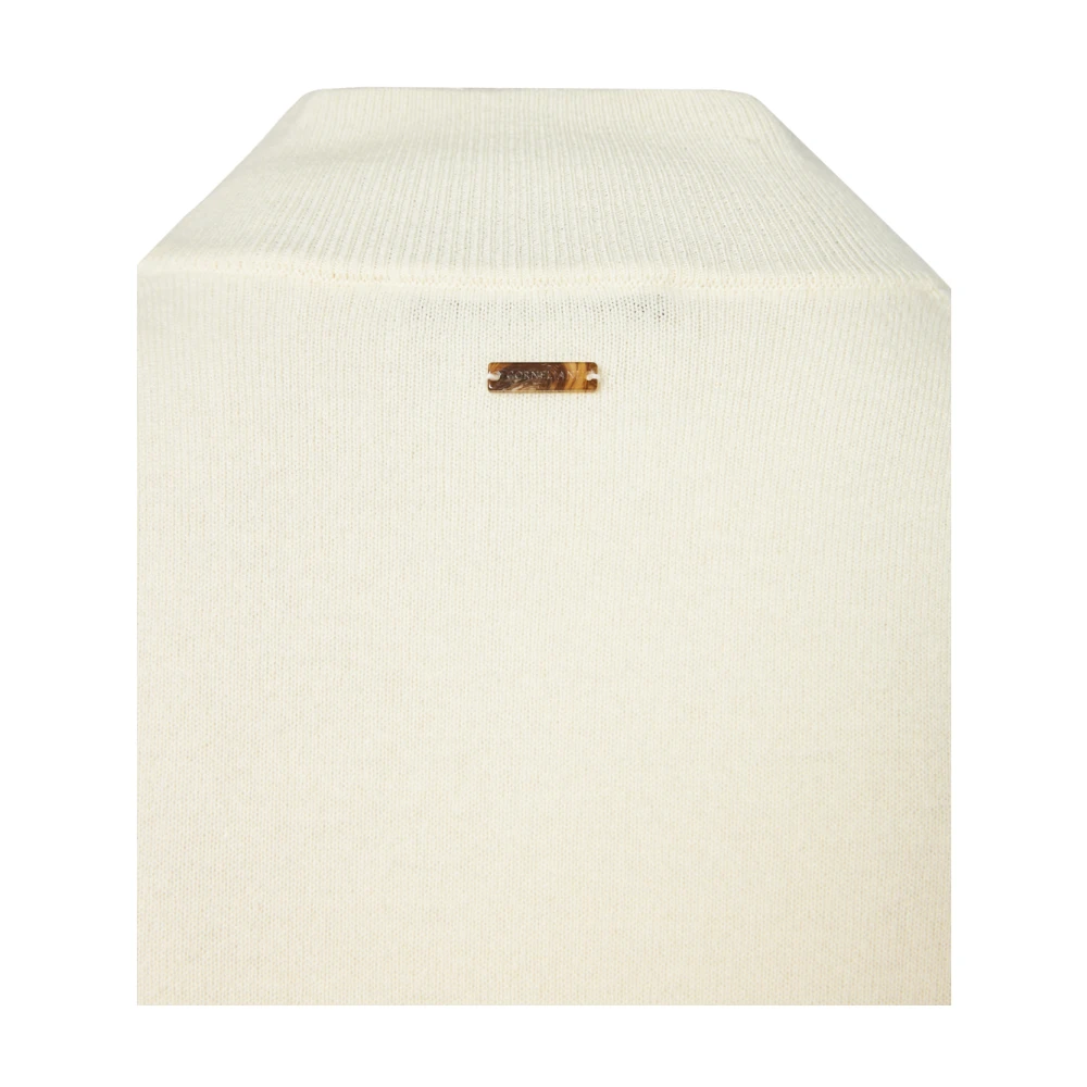 Corneliani Luxe Wol Kasjmier Vest Beige Heren