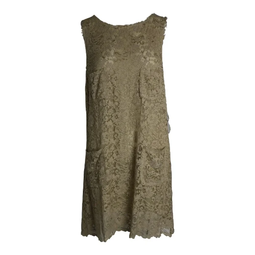 Dolce & Gabbana Pre-owned Fabric dresses Brown Dames
