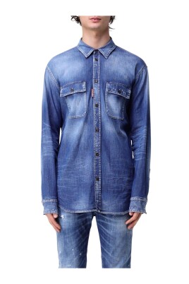 chemise-denim-classique-manches-longues