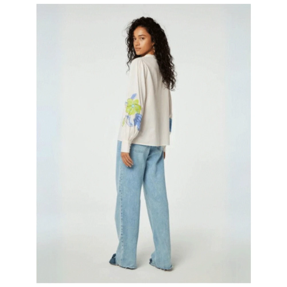 Fabienne Chapot Bloemen Blouse Marielle White Dames