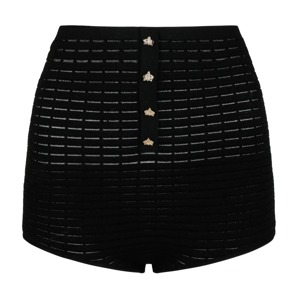 Genny Zwarte Shorts voor Vrouwen Black Dames