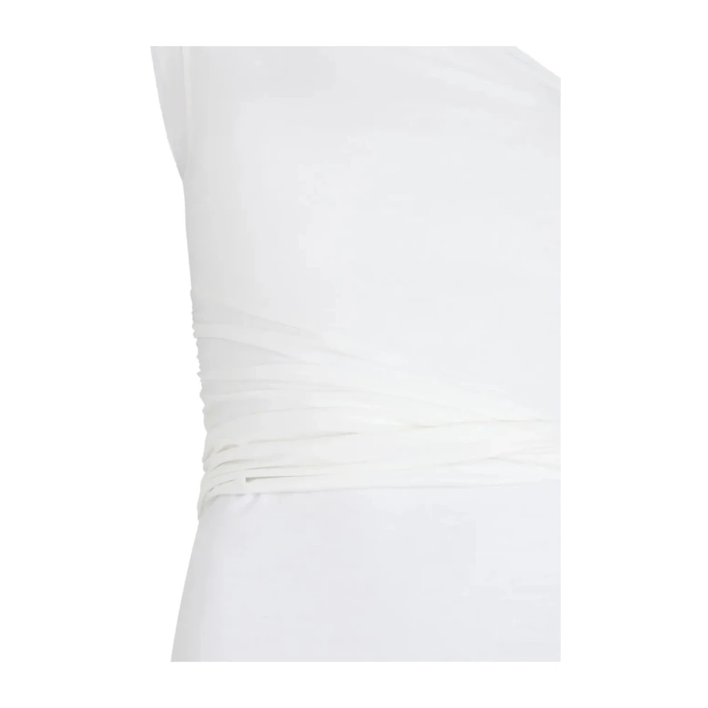 Patou Elegant One Shoulder Top White Dames