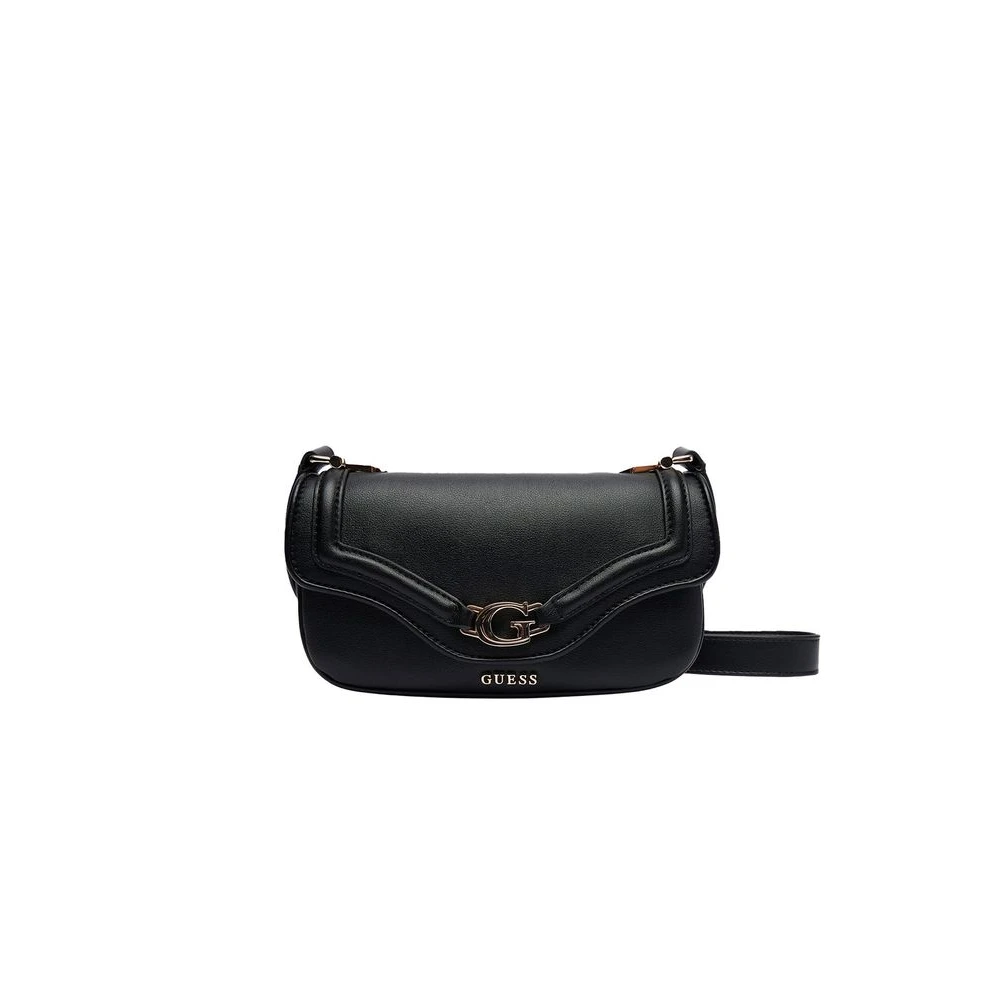 Guess Women's Black Dea Crossbody Flap - Cross Body Bags - One Size - Bags