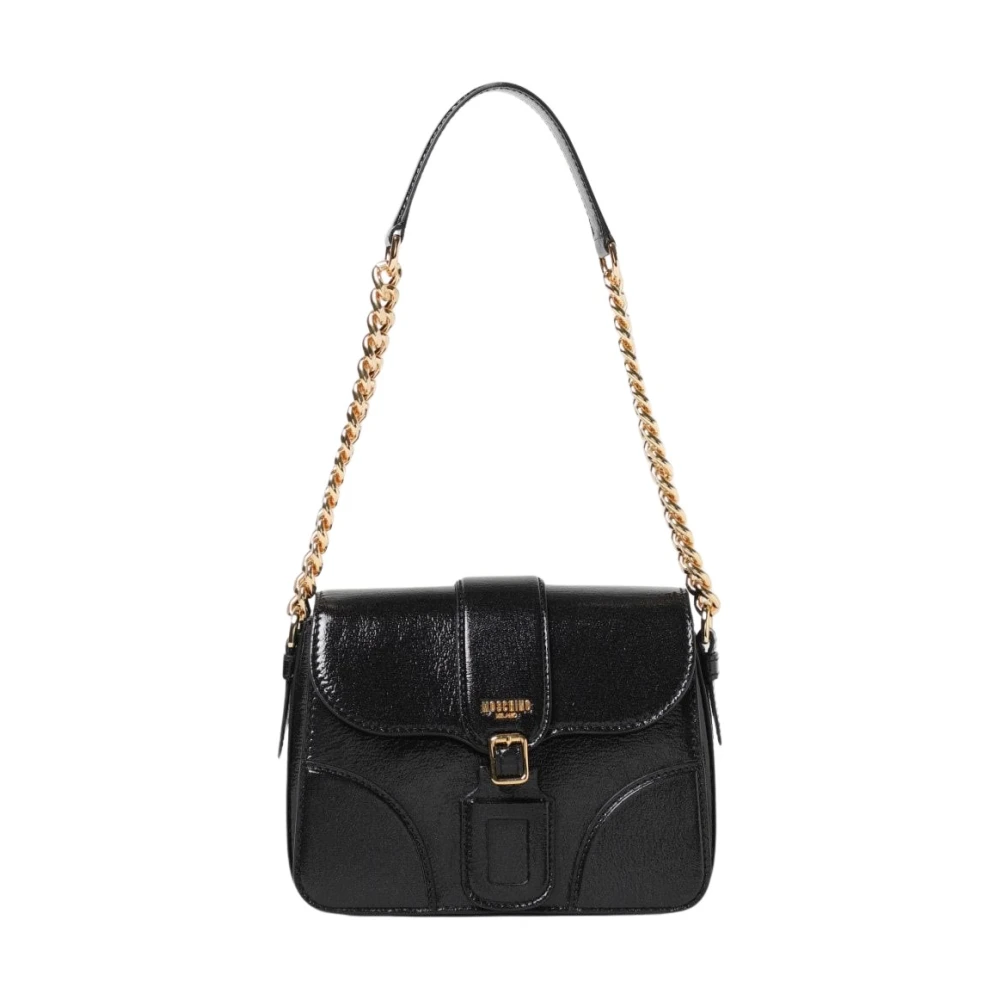 Moschino Schoudertas Black Dames