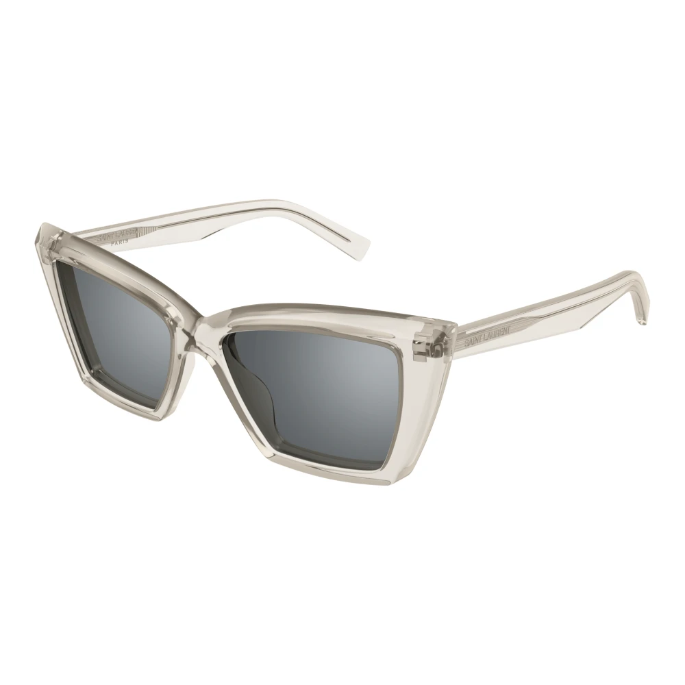 Saint Laurent Women's Beige Sunglasses, 55 Mm, Sunglasses