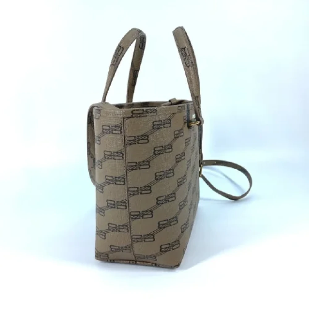 Balenciaga Vintage Pre-owned Leather balenciaga-bags Beige Dames