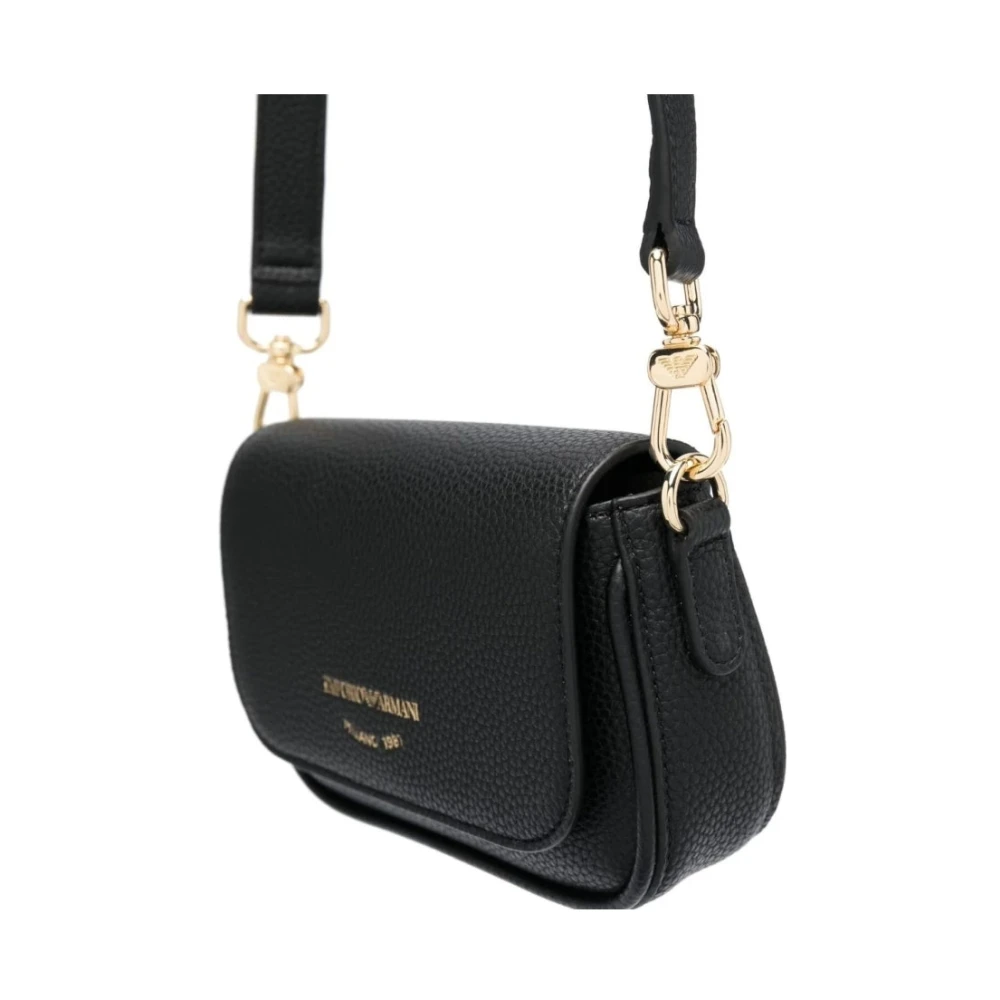 Emporio Armani Zwarte Cross Body Mini Tas Black Dames