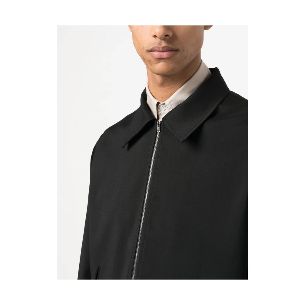 Our Legacy Zwarte Wol Rits Jas Black Heren