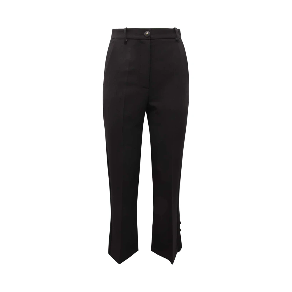 Elisabetta Franchi Women's Black Pa-086-51E2 Trousers