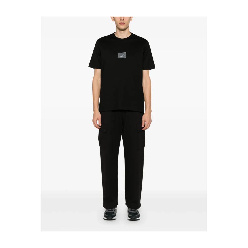 C.P. Company Cargo Sweatshirt Broek Zwart Katoen Black Heren