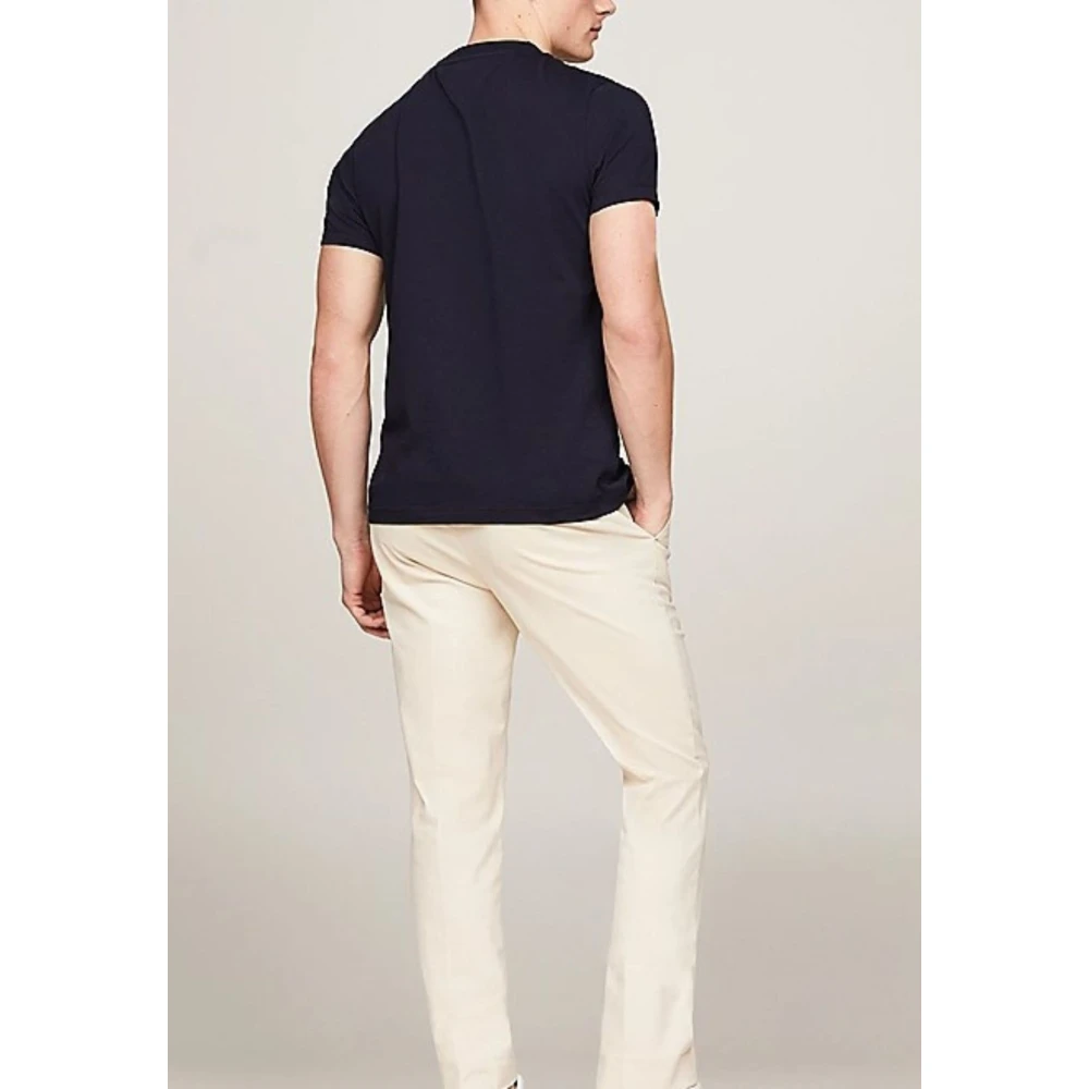 Tommy Hilfiger Heren RWB Arch Grafisch T-shirt Blue Heren