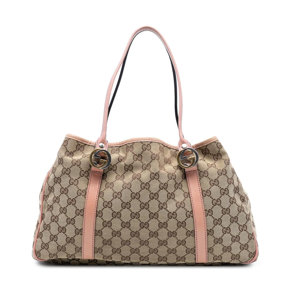 Gucci Vintage Women's Pre-Owned Vintage Gg Monogram Canvas Tote Bag