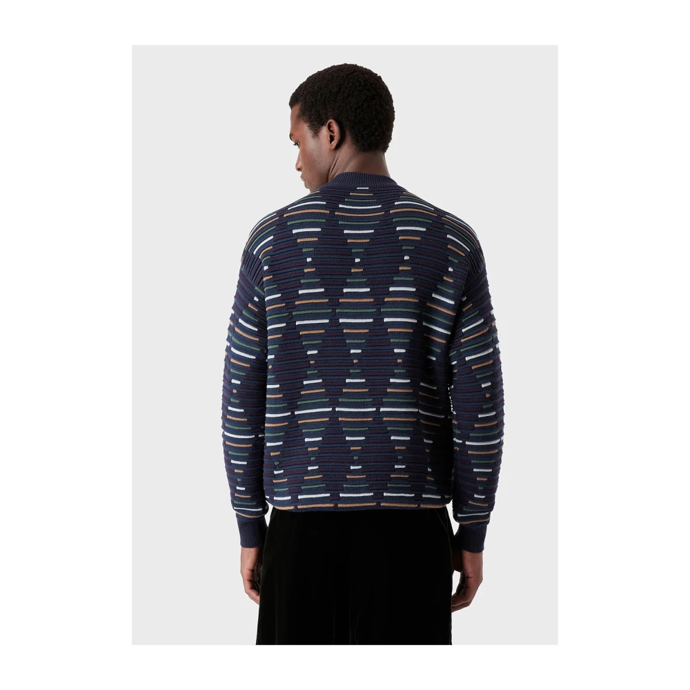 Giorgio Armani Gestreepte Trui Multicolor Heren