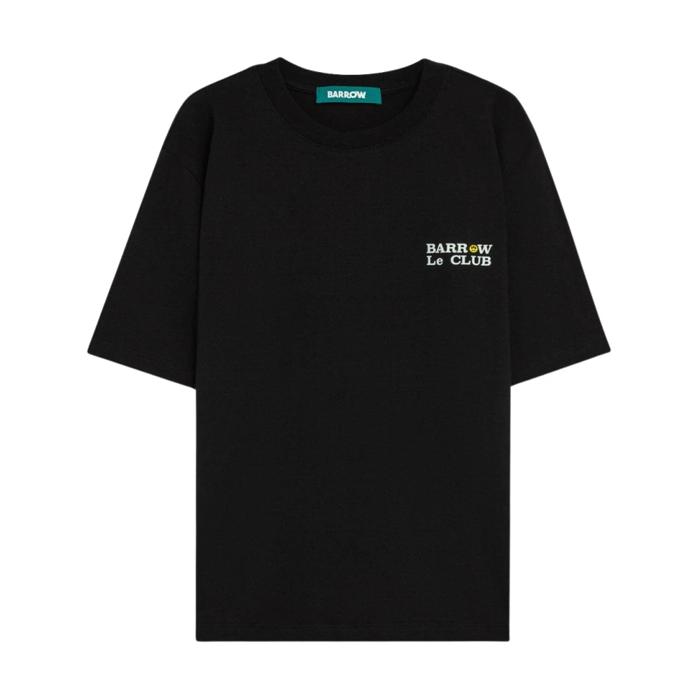 Barrow Black T-Shirts, Male, Xl, Jersey T-Shirt