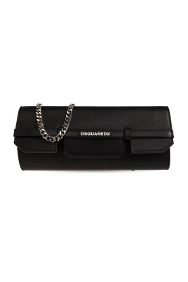 Twin Leather Clutch