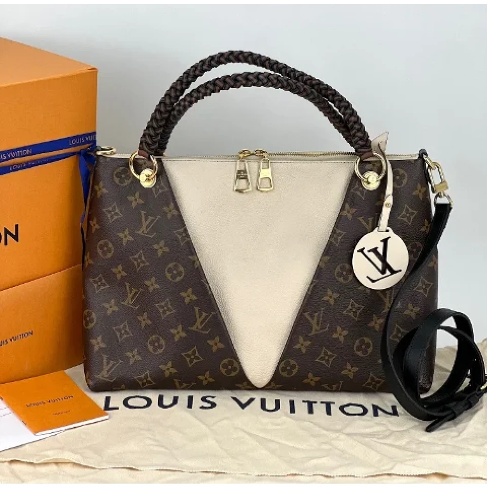 Louis Vuitton Vintage Pre-owned Canvas louis-vuitton-bags Beige Dames