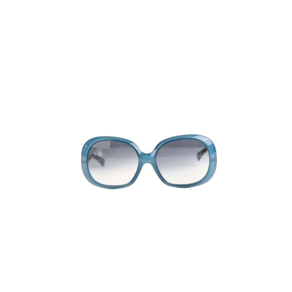 Emilio Pucci Pre-owned Plastic sunglasses Blue Dames