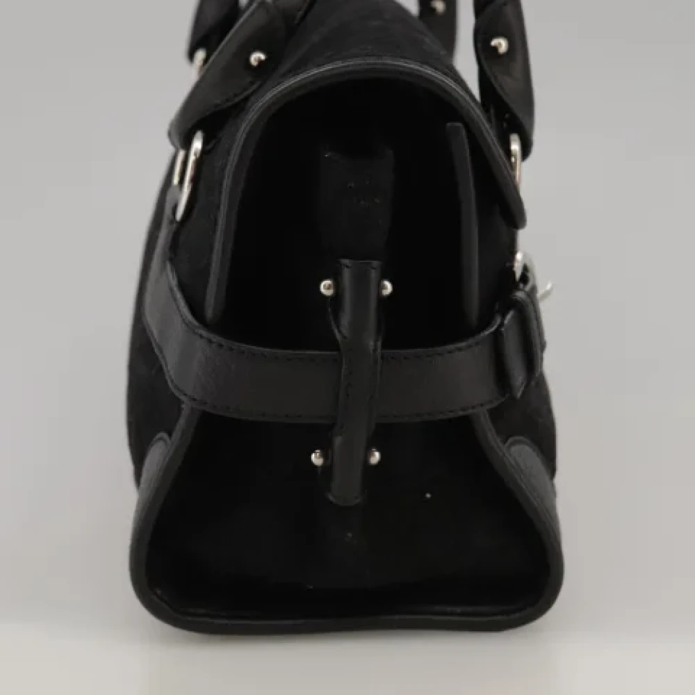 Salvatore Ferragamo Pre-owned Suede handbags Black Dames