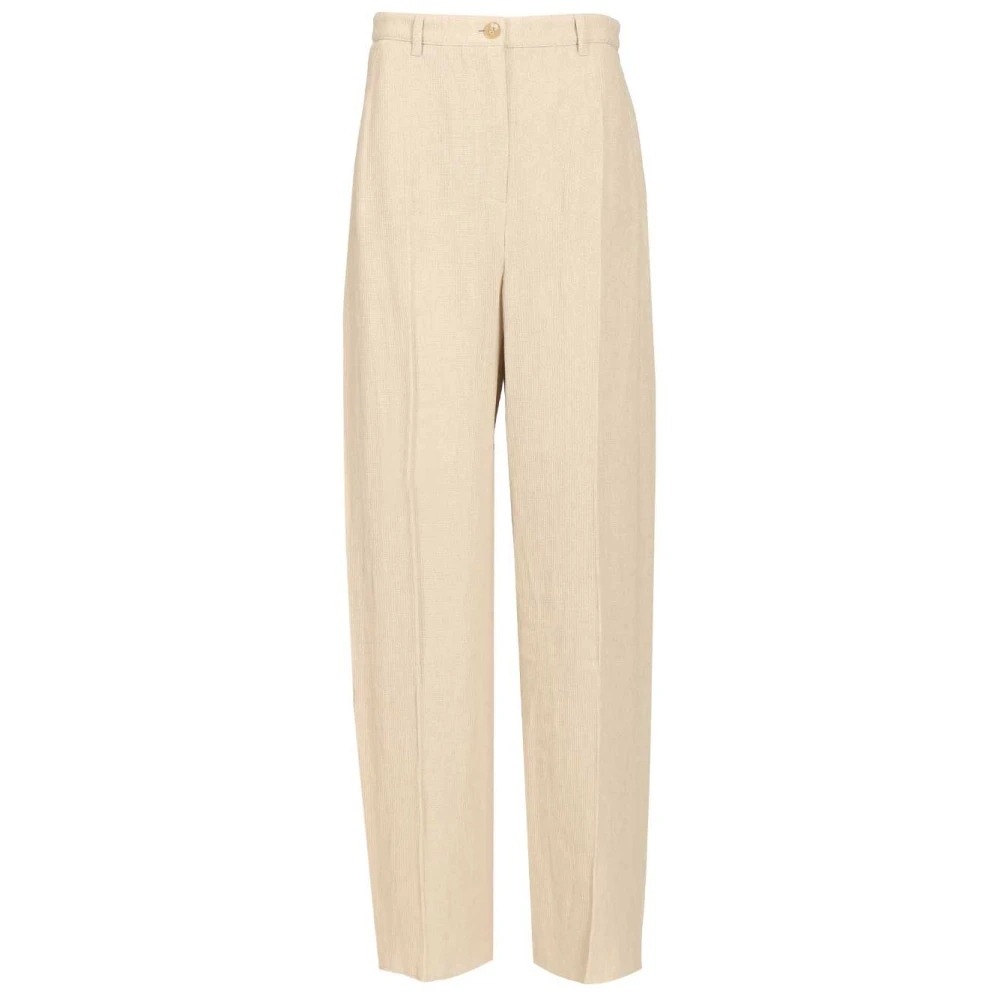 Emporio Armani Mujer Beige Pantalones, Talla: L