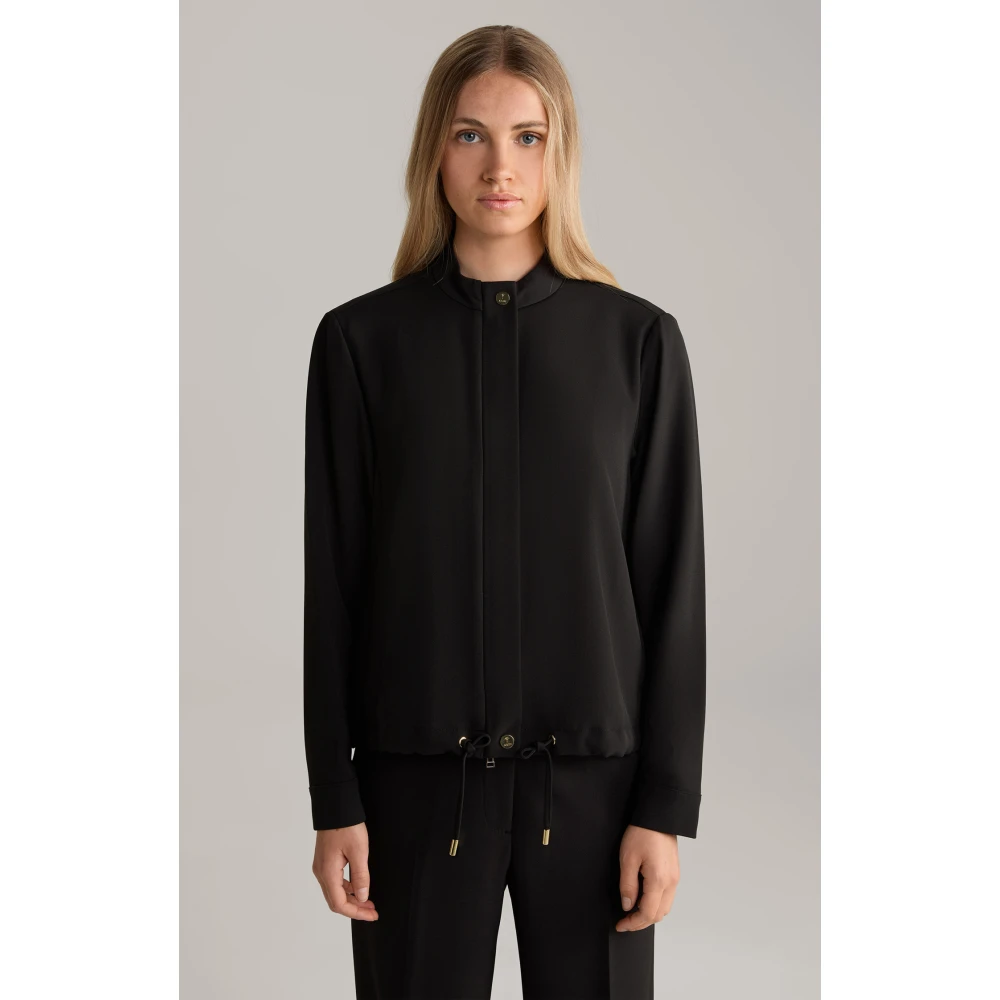 Joop! Zwarte damesblouse met verborgen sluiting Black Dames