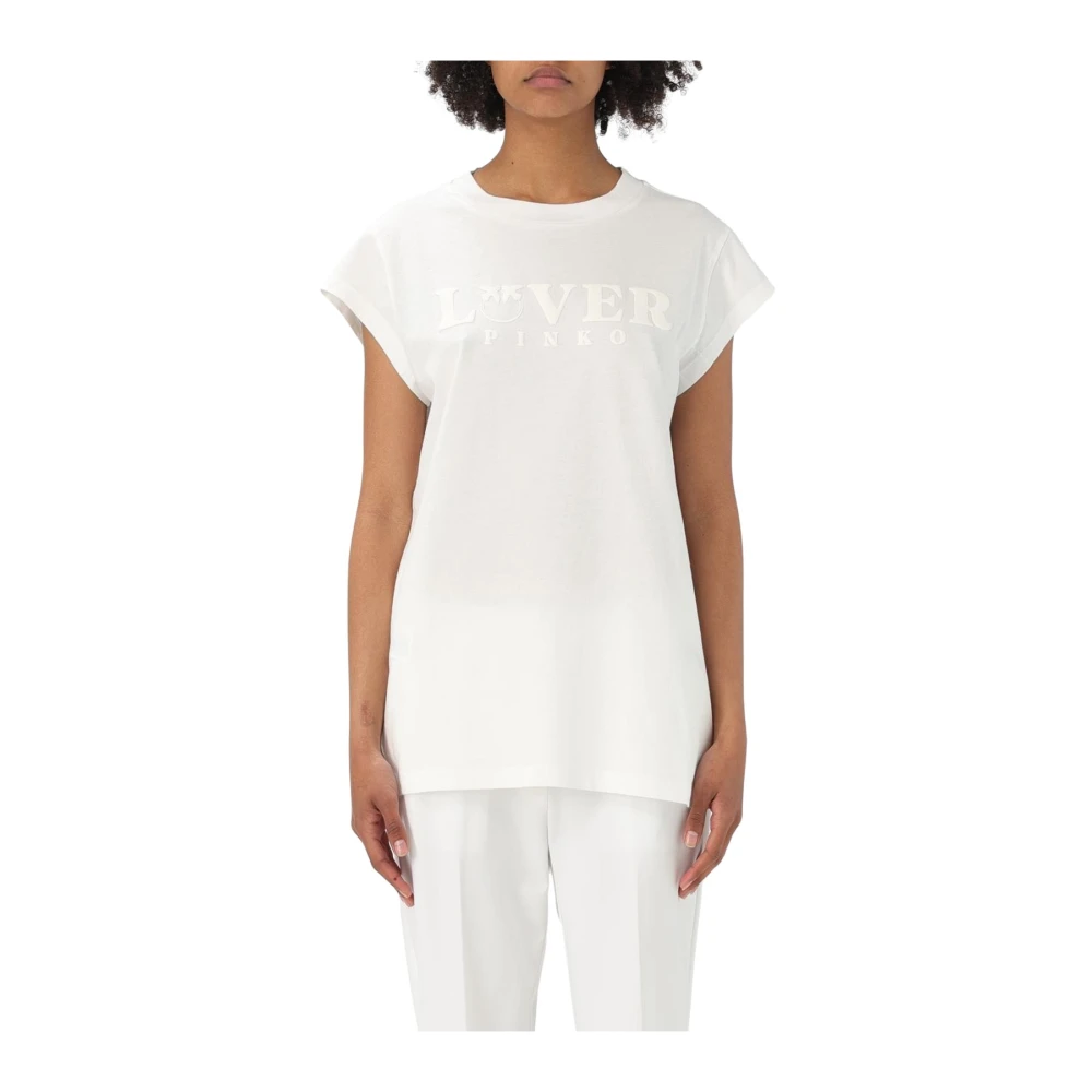 Pinko - Tops > T-Shirts - White - Pinko - Modalova