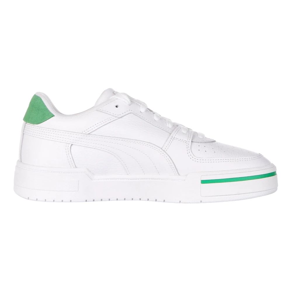 Puma Men's White Heritage Low Top Trainers - Sneakers - 8 Uk - Shoes