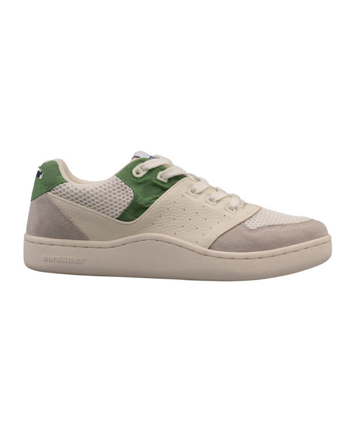 chaussures-vertes-semelle-en-caoutchouc-tissu