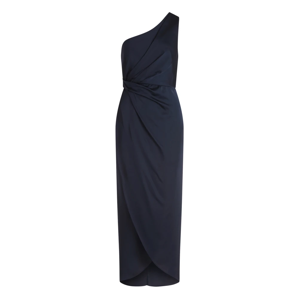 Vera Mont Elegante Avondjurk met Ruches Blue Dames