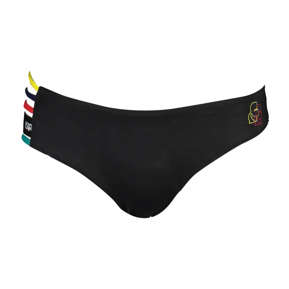 Karl Lagerfeld Women's Black Beachwear Costume Bottom Part For