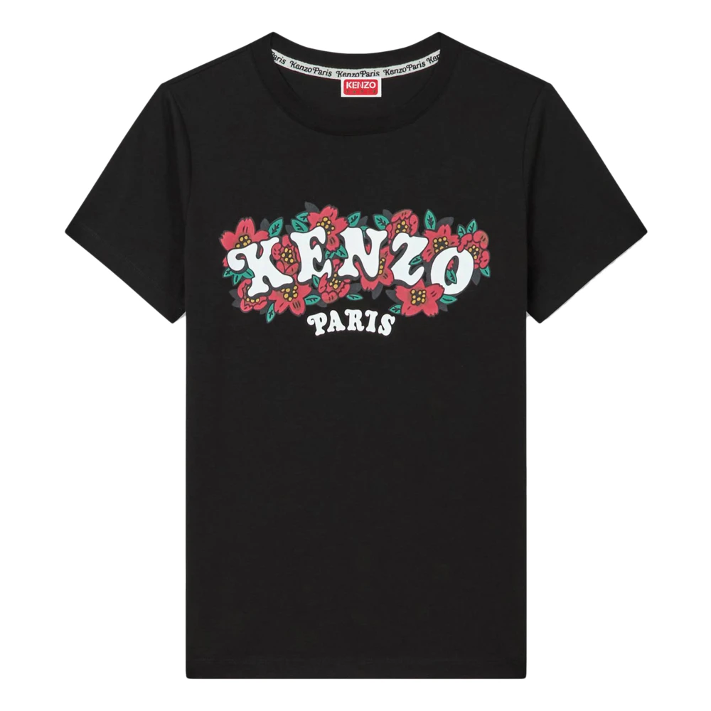 Kenzo Verdy Market Svart T-shirt Black, Dam