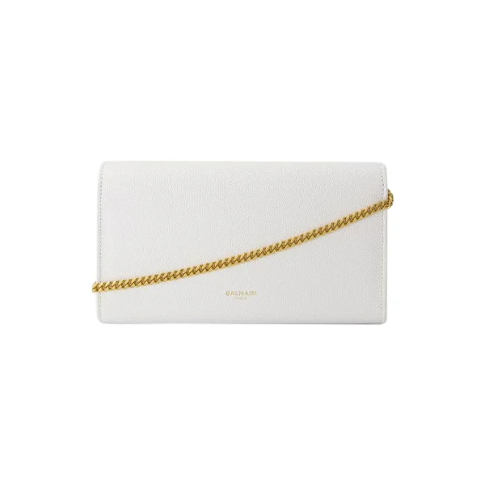 Balmain Leather wallets White Dames