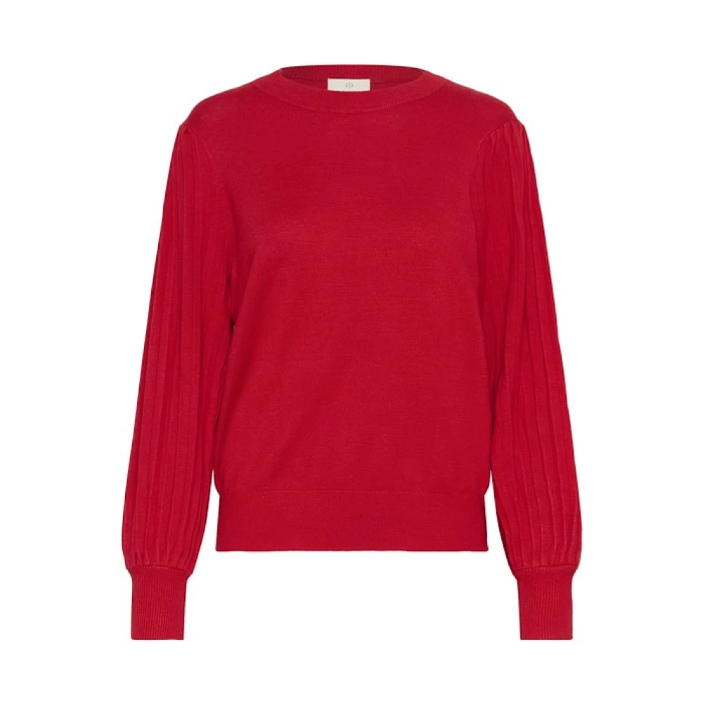 Kaffe - Kalone Strickpullover - Knitwear - Damen - Rot - L - Bild 3