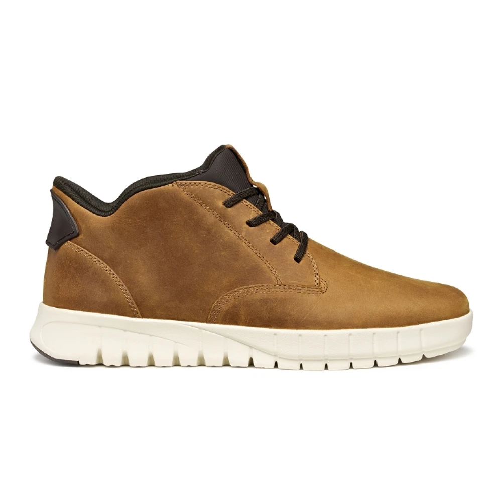 Geox Flextride Plus Enkellaarsjes Heren Schoenen Bruin