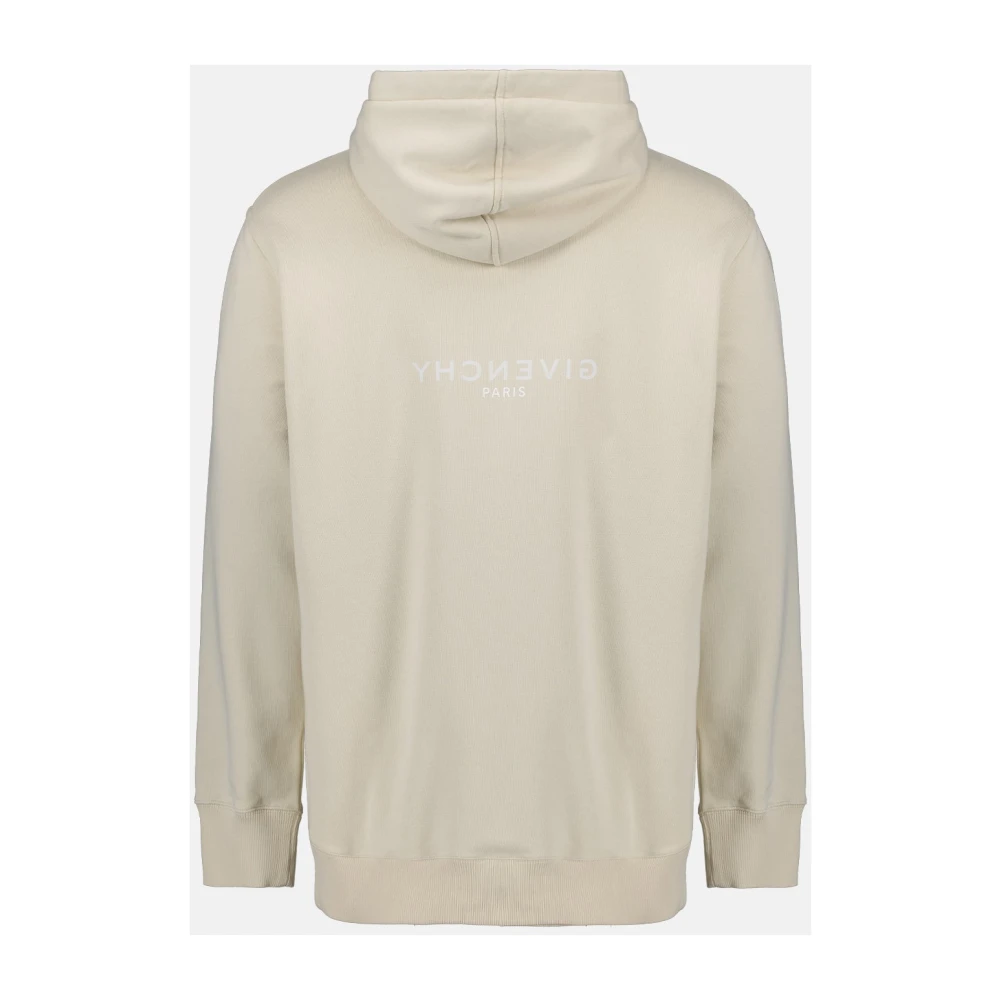 Givenchy Logo Hoodie Sweatshirt Beige Heren