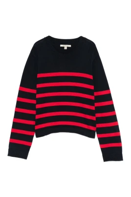 Fern Striped Crew Neck Jumper