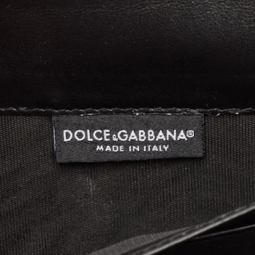 Dolce & Gabbana Pre-owned Leather shoulder-bags Black Dames