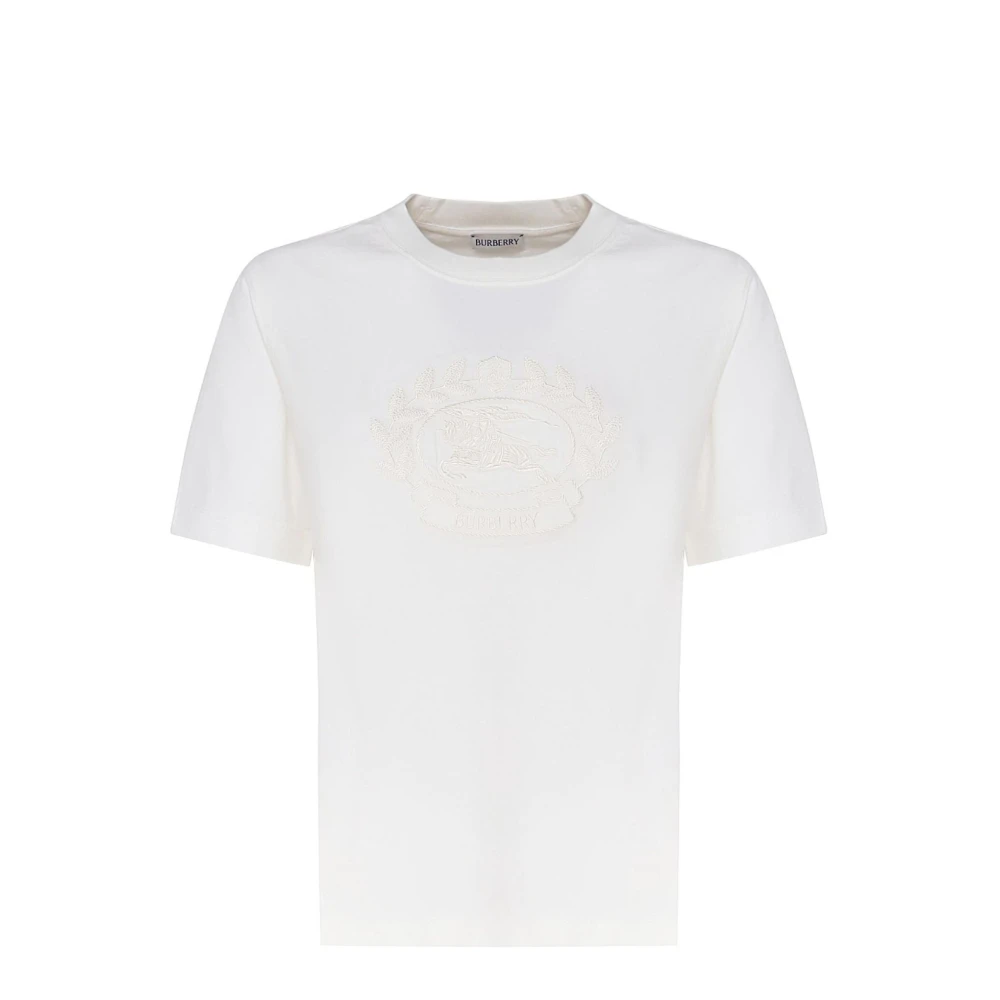 Burberry Women's White T-Shirts, S, T-Shirt