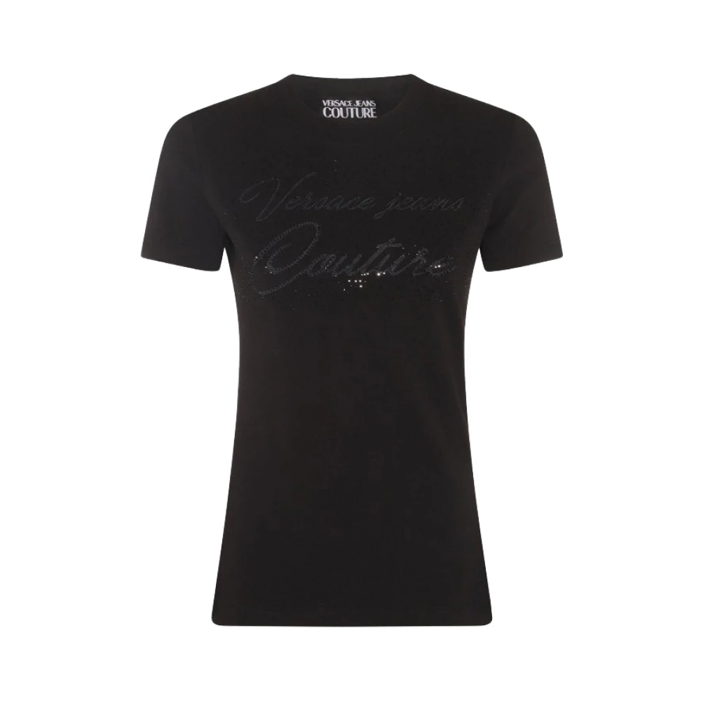 Versace Jeans Couture Women's Black T-Shirts, S, T-Shirt