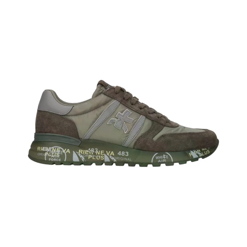 Premiata Lander 8409 - Male - Sneakers - Green - 7 Uk - Shoes