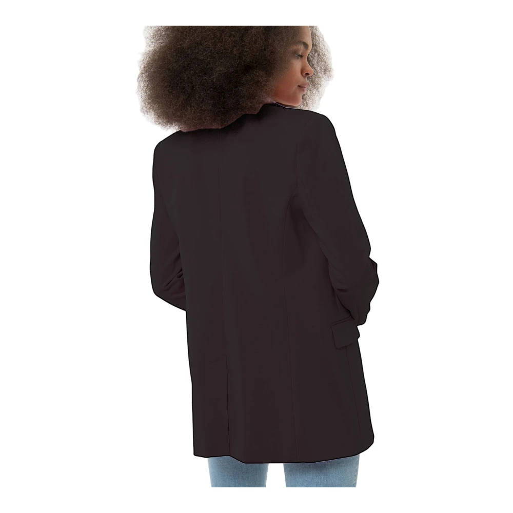 Fracomina Dames Synthetische Jas Stijl Fr24Sj3010W66901 Black Dames